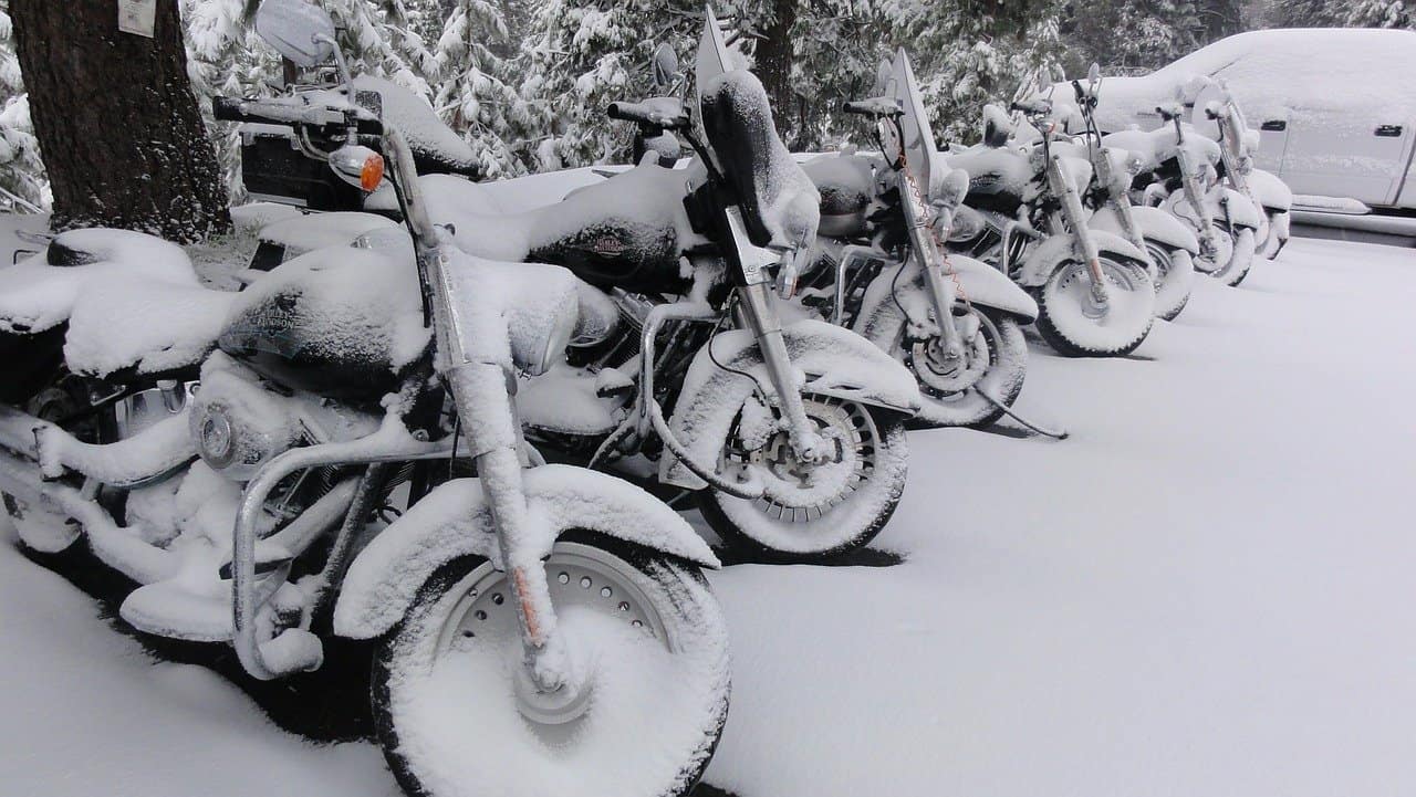 moto hiver