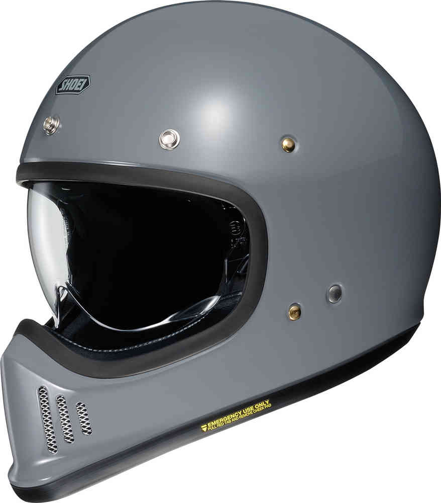 Casque SHOEI EX-ZERO vue de profil (gris) Casque SHOEI EX-ZERO vue de profil (gris)